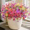 Artificial Flowers for Outdoors, 12 Bundles Multicolor Silk Fake Flower for Spring Summer Decoration, UV Resistant No Fade Artificial Outdoor Plants for Home Planter Porch Patio Yard Decor